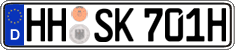 German license plate, Plates for oldtimers (type 