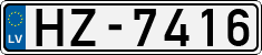License plate of Latvia, Regular car plates