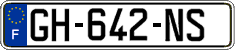 French license plate, SIV (ordinary)