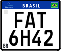 License plate of Brazil, Private owners (Mercosul)