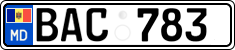 License plate of Moldova, Cars (2015)
