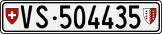 License plate of Switzerland, Cars