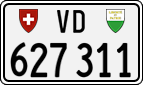 License plate of Switzerland, Cars