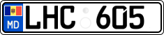 License plate of Moldova, Cars (2015)