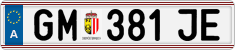 License plate of Austria, Regular plates