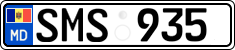 License plate of Moldova, Cars (2015)