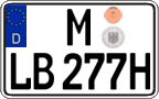 German license plate, Plates for oldtimers (type 