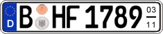 German license plate, Seasonal plates