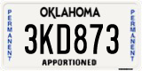 Oklahoma, Apportioned (1AB234)