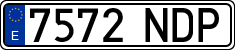 License plates of Spain, Ordinary (2000)