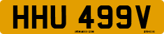 License plate of the United Kingdom, 1963 year system