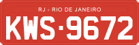 License plate of Brazil, Commercial vehicles (1990)