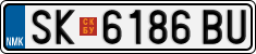 License plate of North Macedonia, Regular plates (2012)