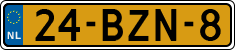 License plate of the Netherlands, Heavy Commercial Vehicles (1994 system)