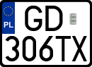 License plates of Poland, Regular car plates