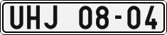 License plate of the Czech Republic, Cars (1960)