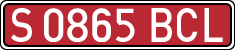 License plates of Spain, Specialty plates