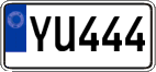 Non-recognized and partially recognized states, Regular plates (AB 123)