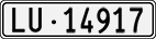 License plate of Switzerland, Cars