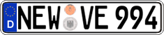 German license plate, Regular plates
