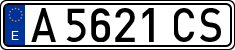 License plates of Spain, 1971 year series