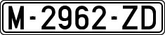 License plates of Spain, 1971 year series