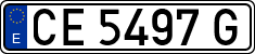 License plates of Spain, 1971 year series