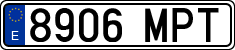 License plates of Spain, Ordinary (2000)