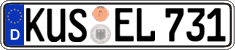 German license plate, Regular plates