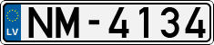 License plate of Latvia, Regular car plates
