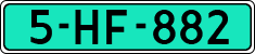 License plate of the Netherlands, Dealer (Regular)