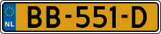 License plate of the Netherlands, Heavy Commercial Vehicles (1994 system)