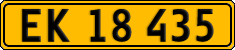 License plate of Denmark, Commercial vehicles