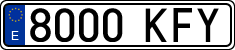 License plates of Spain, Ordinary (2000)