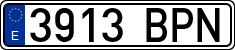 License plates of Spain, Ordinary (2000)