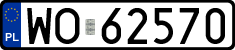 License plates of Poland, Regular car plates