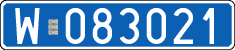 License plates of Poland, Diplomatic