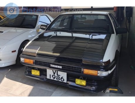 VL 1986, Toyota Sprinter Trueno