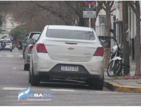 AA 912 RN, Chevrolet Prisma