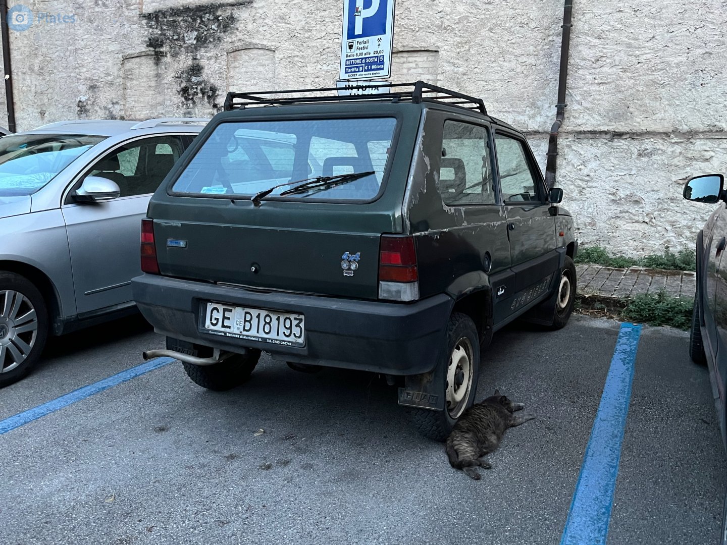 GE B18193, FIAT Panda 1st gen (141A/153A), facelift, 1986–2003
