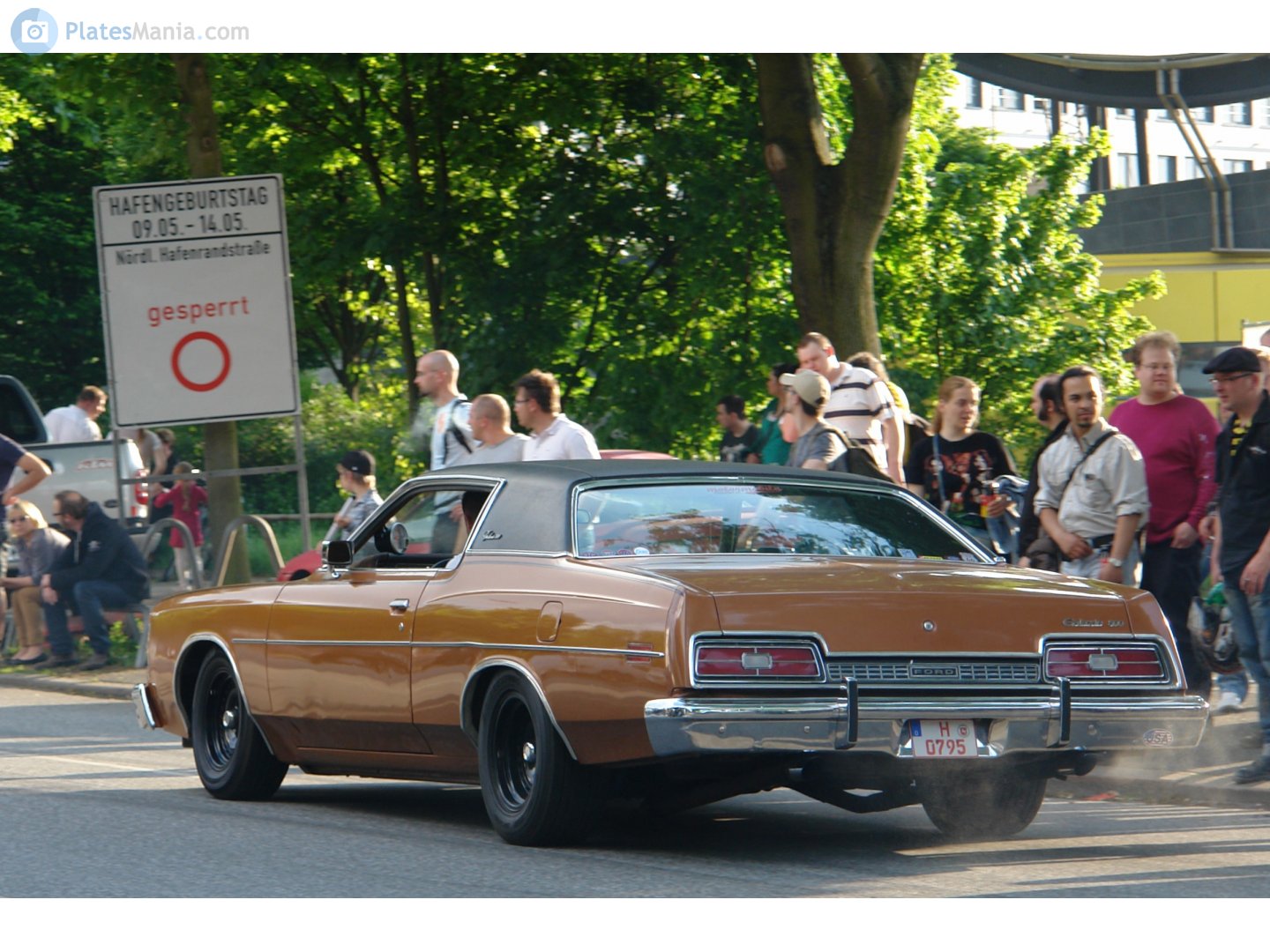 H 0795, Ford Galaxie 4th gen 1973/1974 2-door Hardtop (65), 4th facelift, 1972–1974