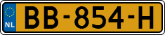 License plate of the Netherlands, Heavy Commercial Vehicles (1994 system)