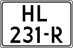 License plate of the Netherlands, Cars