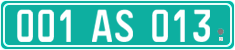License plate of Georgia, Diplomatic