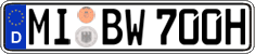 German license plate, Plates for oldtimers (type 