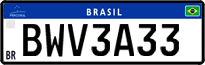 License plate of Brazil, Private owners (Mercosul)