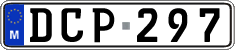 License plate of Malta, Regular plates (ABC 123)