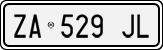 License plate of Italy, Cars (1994 year series)
