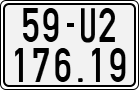 License plate of Vietnam, Motorcycles