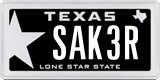 Texas, Vanity Plates